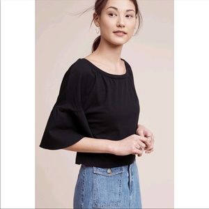 Anthropologie Postmark Esme Bell Sleeve Top